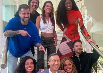 Tietado por Junior Lima e apresentadores do Lollapalooza, Cesar Tralli declara: ‘Feliz’