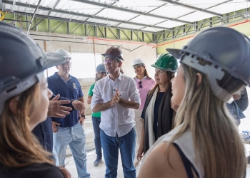 Lúdio visita obra e destaca investimentos federais no novo Hospital Universitário