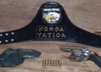 Força Tática prende três homens por porte ilegal de arma de fogo em MT