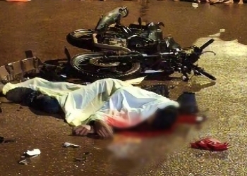 Jovem de 18 anos morre após acidente entre moto, carro e bicicleta em MT