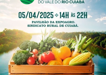 Primeira Feira da Agricultura Familiar do Vale do Rio Cuiabá acontece neste sábado