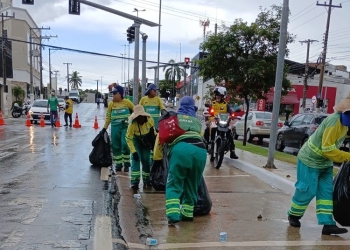 Percurso da Corrida do Legislativo Cuiabano recebe “pente fino” da Limpurb