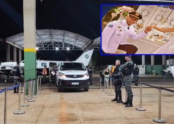 Corpo de jovem assassinada com três tiros por policial militar é trasladado para Santarém