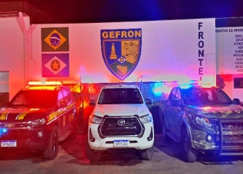 Caminhonete roubada em Cuiabá é recuperada durante operação na fronteira de MT
