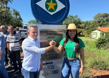 Mauro vistoria obras da Orla de Santo Antônio do Leverger; veja vídeos