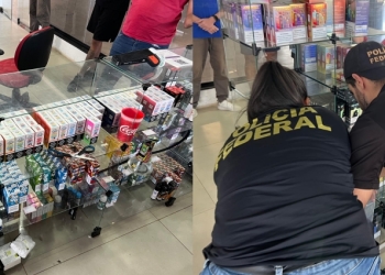 PF apreende 3 mil produtos contrabandeados em operação na rodoviária de Cuiabá