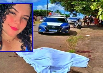 Homem foge após matar companheira na frente dos filhos de 2 e 6 anos