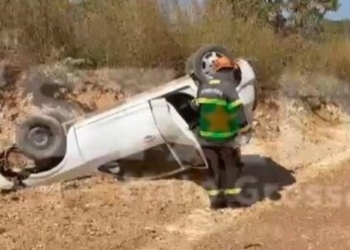 Motorista morre após capotar carro próximo da Ponte de Ferro em Cuiabá