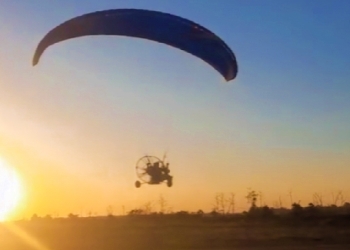 Piloto de paramotor sofre queda e fratura perna em voo no interior de MT