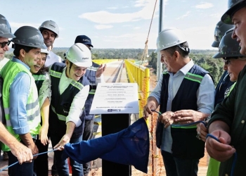 Governo de MT e Rumo entregam 1ª ponte da Ferrovia Estadual: “fundamental para logística”