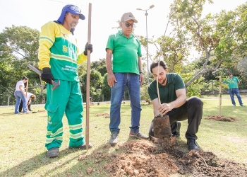 Parque das Águas recebe 200 mudas de espécies nativas da região