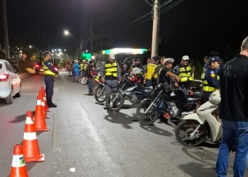 Operação Lei Seca resulta na prisão de seis pessoas e remoção de 59 motocicletas em Cuiabá