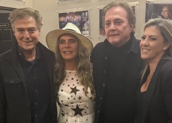 Fábio Jr. reencontra Bruna Lombardi e Carlos Riccelli: ‘Amigos há mais de 40 anos