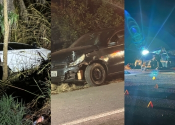 Casal de idosos e bebê de 3 meses morrem em grave acidente na BR-070