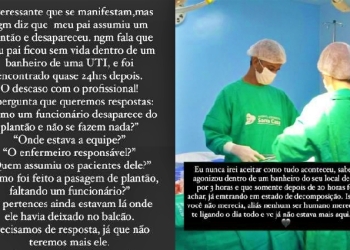 “Meu pai agonizou 20 horas”, filha de técnico denuncia negligência; Coren acompanha o caso