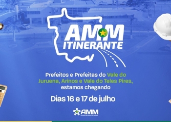Quarta edição do programa AMM Itinerante terá início nesta quarta-feira, em Juína