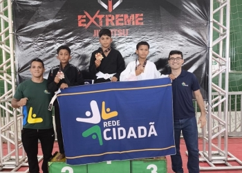 Atletas da Rede Cidadã conquistam 30 medalhas e troféu em campeonato estadual