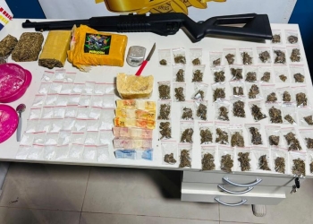 Faccionado é preso em flagrante pela Policia Militar com 100 porções de entorpecentes