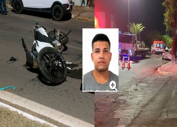 Motociclista de 29 anos morre após bater em carro parado em avenida próximo à BR-163