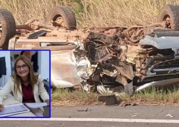Prefeita de MT que sobreviveu a acidente segue internada em Cuiabá