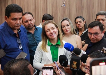 Prefeita e o presidente da Câmara vistoriam estrutura da nova sede do Legislativo várzea-grandense