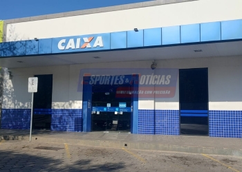 Vandalismo na Caixa Econômica