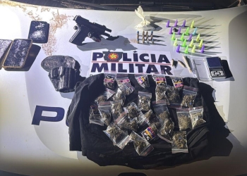 Faccionado suspeito de duplo homicídio é preso com arma, drogas e munições