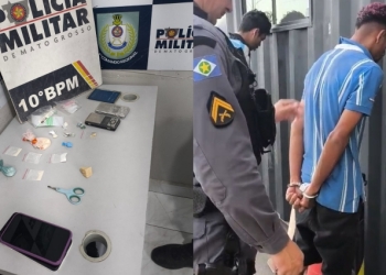 PM fecha ponto de tráfico, prende três e apreende adolescente em operação no Parque Amperco