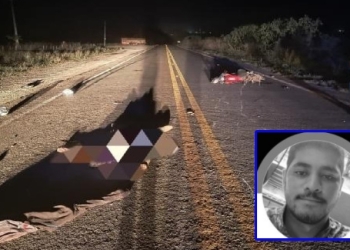 Jovem de 22 anos morre após acidente envolvendo moto, caminhão e carro na MT-170
