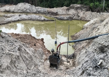 Batalhão Ambiental fecha garimpo ilegal e apreende maquinários em Colniza