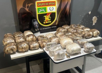 Polícia Militar apreende 50 quilos de maconha dentro de veículo em Várzea Grande