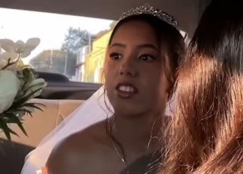 Noiva viraliza ao ver madrasta vestida de branco para seu casamento: ‘Jogar vinho’