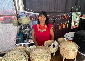 Expositora indígena, bebidas regionais e queijos artesanais se destacam na Feaftur durante a GreenFarm