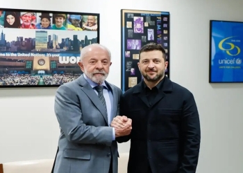 Lula encontra Zelensky e diz que não há “saída militar” para guerra