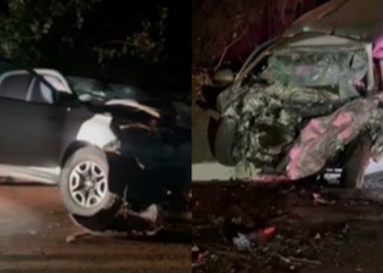 Acidente entre três veículos deixa um morto e quatro feridos na MT-358