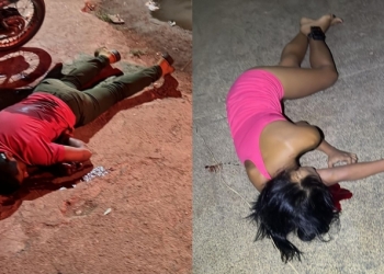 Homem e mulher são executados a tiros em bar no interior de MT