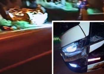 Motorista é arremessado e morre após tentar ultrapassar ônibus