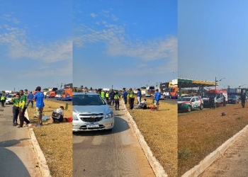 Motorista desce de carro para verificar pane e morre atropelado por motocicleta