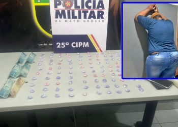 Após perseguição, motorista de corolla é preso com porções de cocaína e R$ 550 em espécie