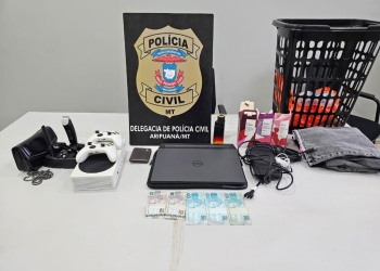 Polícia Civil prende autor de furto a residência e recupera todos os objetos em MT