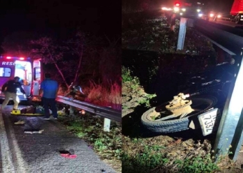 Mulher morre após colisão de motocicleta com capivara na BR-070