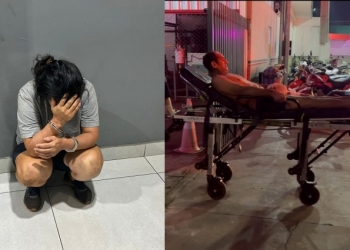 Idoso é baleado durante tentativa de assalto em sítio; mulher é presa após capotar carro na fuga