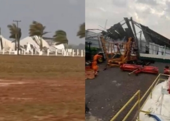 Fortes chuvas e ventos causam destruição em cidades do norte de MT