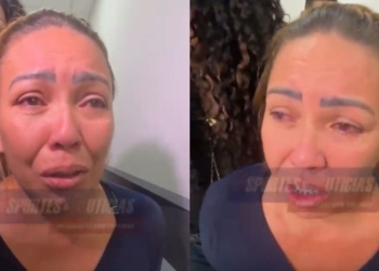 Mulher que matou o marido com sete facadas deixa delegacia chorando e diz que está arrependida