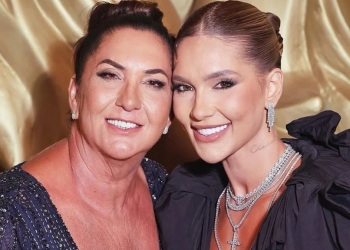 Mãe de Virginia Fonseca marca presença em festa de Halloween da filha em Madrid