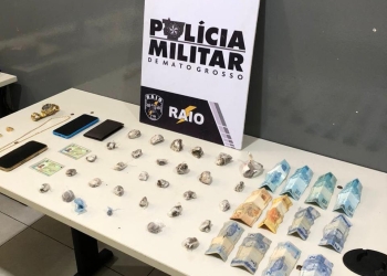 Companhia Raio prende dupla com 30 porções de entorpecentes em Várzea Grande