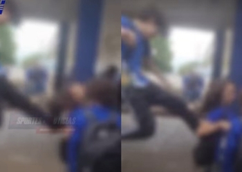 Estudante é atacada por colega durante intervalo em escola estadual; veja vídeo