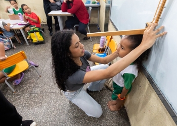 Cerca de 3,5 mil crianças matriculadas em creches e escolas de Cuiabá passam por avaliação nutricional