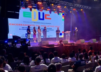 Estudantes da rede estadual participam de encerramento do Programa Educ 2025 em Cuiabá
