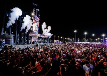 Evento teste no Parque Novo Mato Grosso reúne 50 mil pessoas para show do Natanzinho